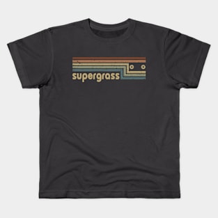 Supergrass Cassette Stripes Kids T-Shirt